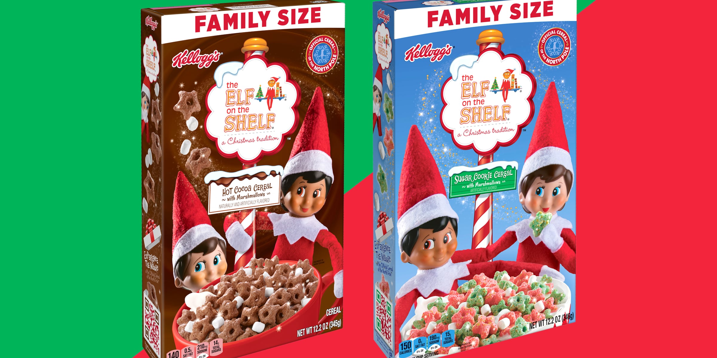 Elf on the Shelf Hot Cocoa and Sugar Cookie Holiday Cereals POPSUGAR