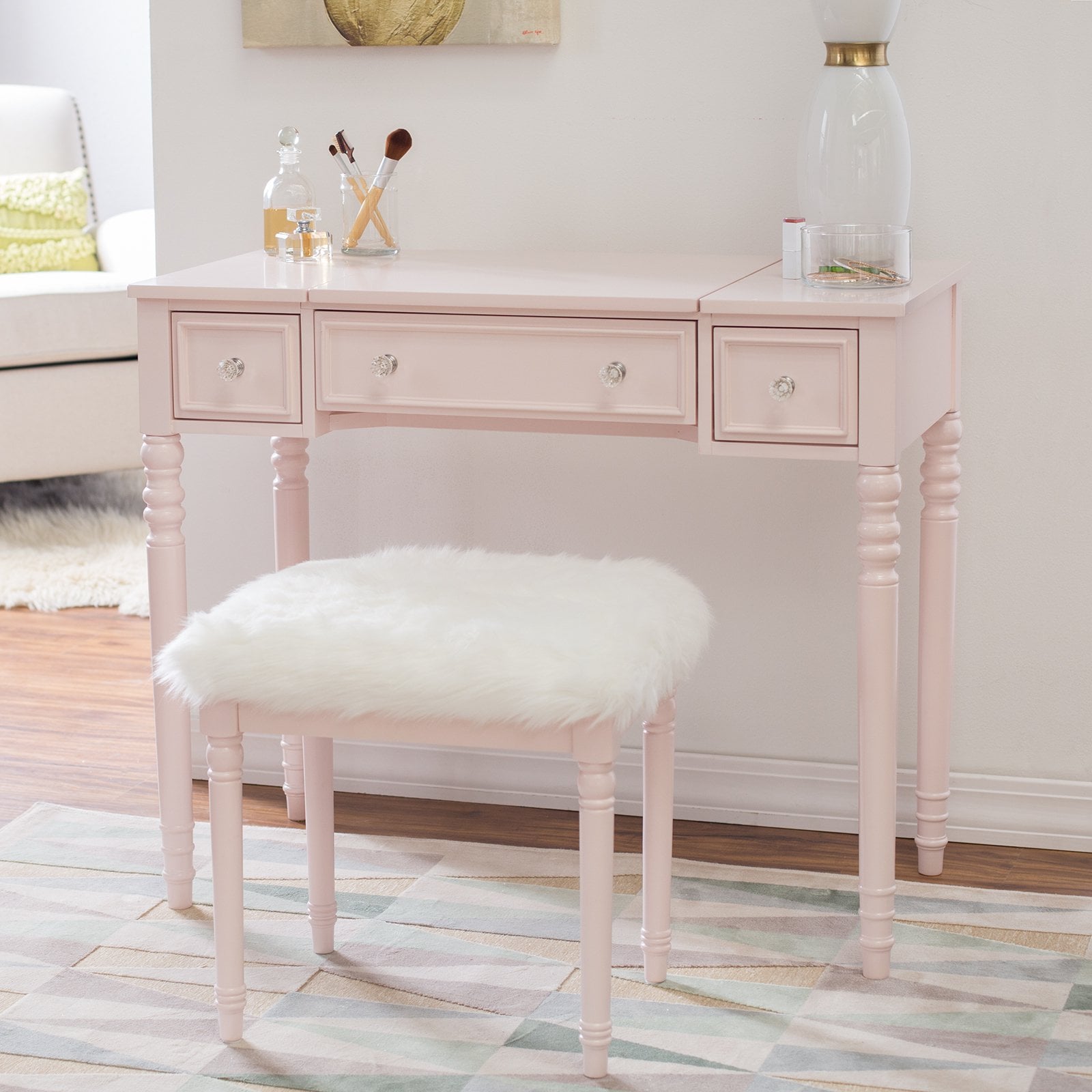 Cute Pink Vanity From Walmart Popsugar Home Australia