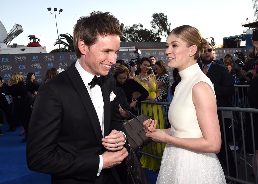 When He Was Downright Giddy Around Rosamund Pike