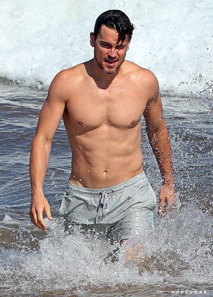 Shirtless Matt Bomer in Maui, Hawaii | Pictures | POPSUGAR Celebrity
