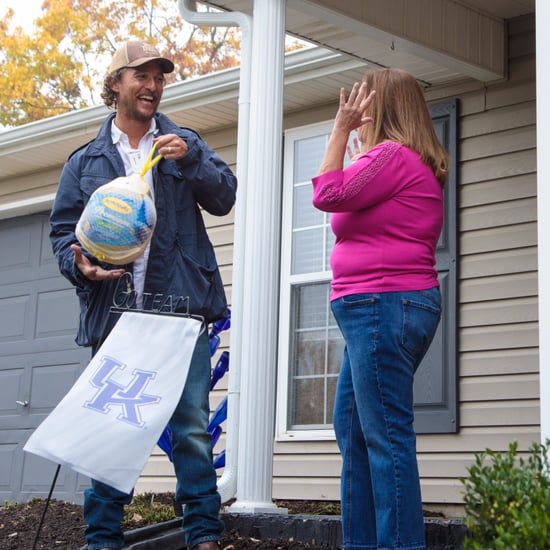 Matthew McConaughey Delivering Thanksgiving Turkeys 2017