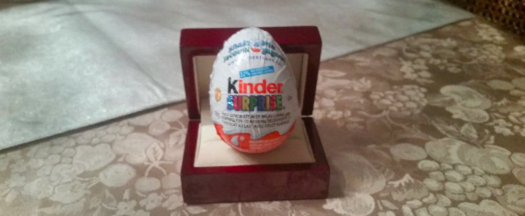 Kinder Egg Easter Proposal