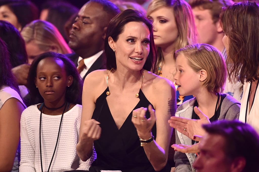 Angelina Jolie With Shiloh and Zahara at Kids' Choice Awards