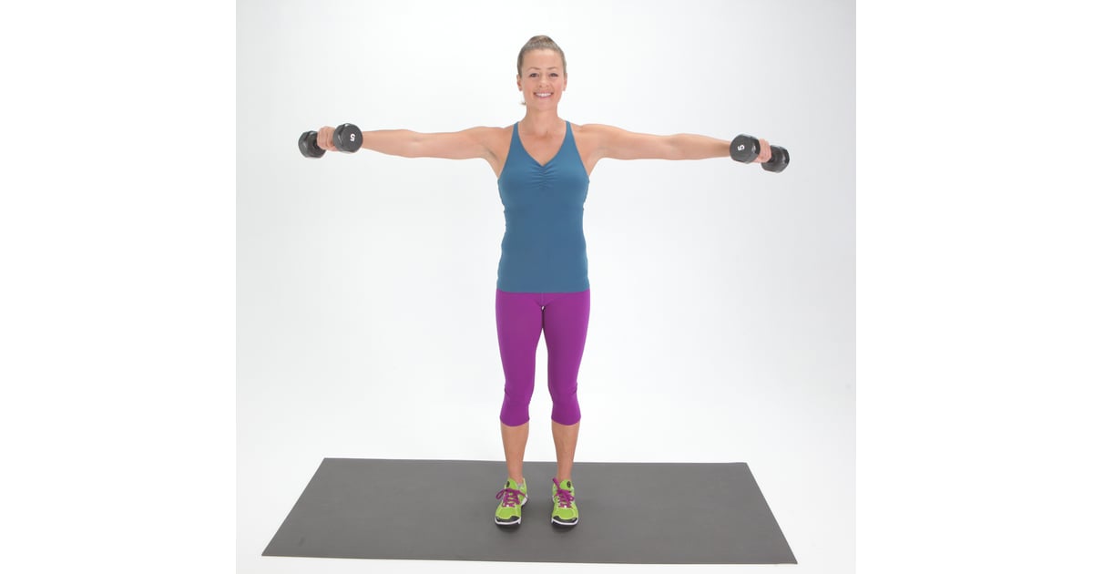 Lateral Arm Raise ShoulderSculpting Exercises POPSUGAR Fitness Photo 3
