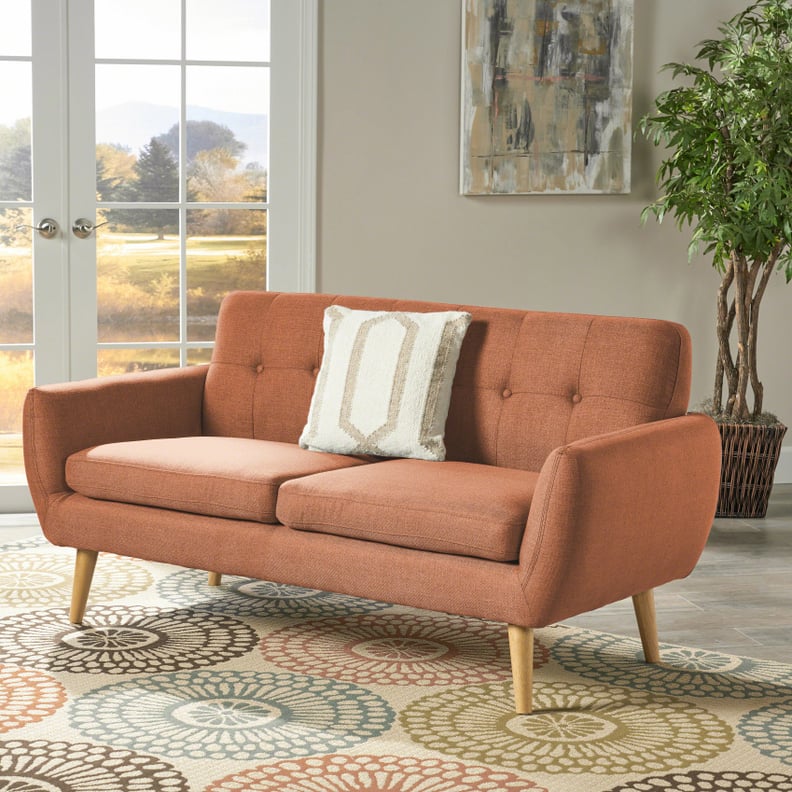 A Midcentury Couch: Christopher Knight Home Josephine Mid-Century Modern Petite Sofa
