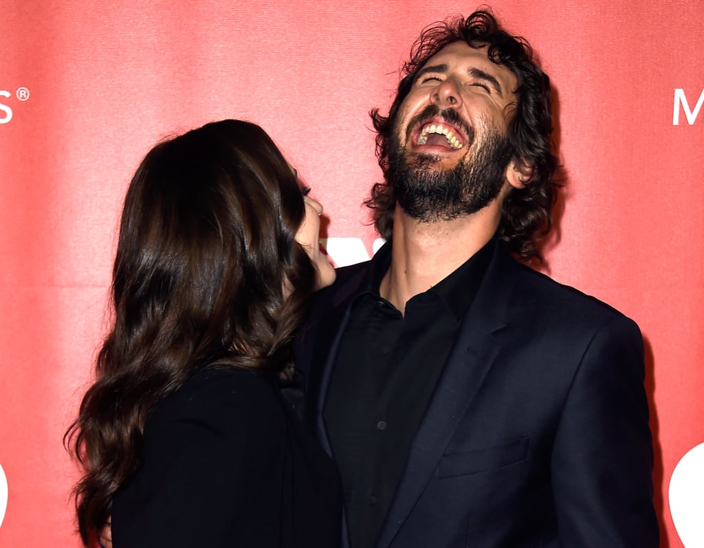 Kat Dennings made Josh Groban laugh at the MusiCares event.