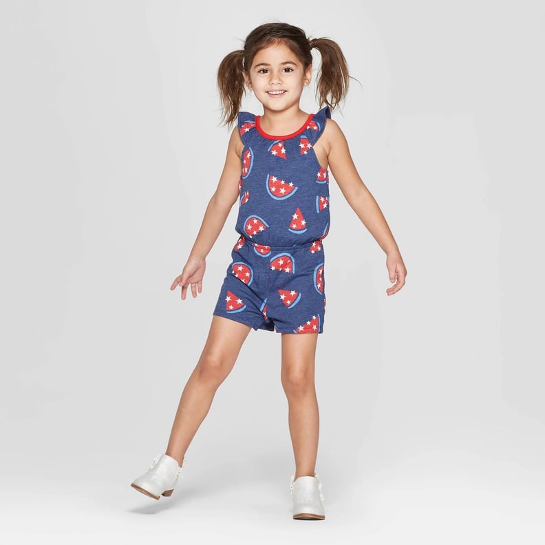 Toddler Girls' Fourth of July Romper