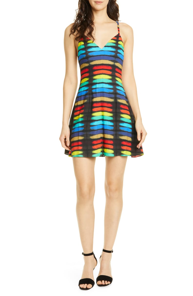 Alice + Olivia Alves Fit & Flare Cocktail Dress