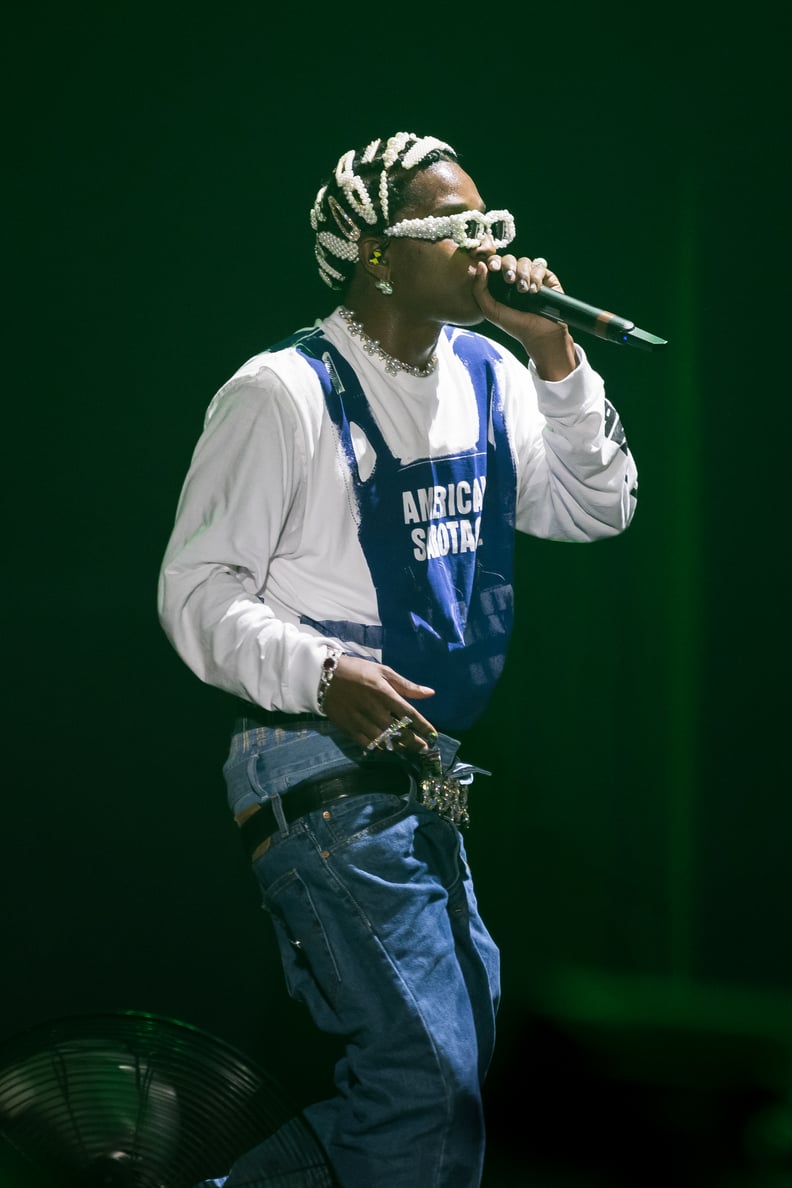 MIAMI GARDENS, FLORIDA - JULY 23: American rapper A$AP Rocky performs onstage during day three of Rolling Loud Miami at Hard Rock Stadium on July 23, 2023 in Miami Gardens, Florida. (Photo by Jason Koerner/Getty Images)