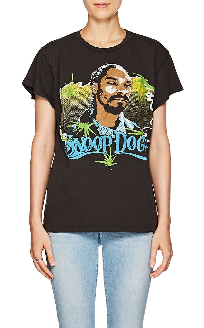 Madeworn Snoop Dogg Distressed Cotton T-Shirt