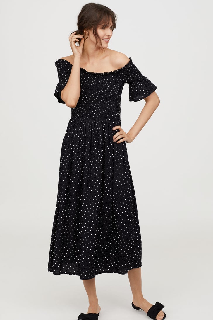 H&M Dress With Smocking Best Spring Dresses at H&M POPSUGAR Fashion