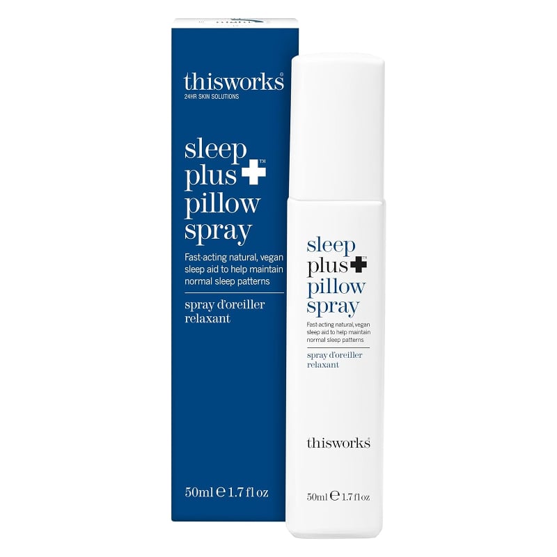 This Works Sleep Plus+ Pillow Spray ($36)
This pillow mist uses lavender, chamomile, and vetiver essential oils to help you get a more restful slumber. It comes highly recommended by one of our former associate editors who previously dealt with restless sleep. Learn more about her experience by checking out our This Works Sleep Plus+ Pillow Spray review.
Editor Quote: "By far my favorite pillow spray to date. It is great for calming the restless sleeper — a claim to which I can attest. Described as a "super blend" of aromatherapeutic oils, this recipe reportedly gradually releases throughout the night via motion technology." — Lauren Pardee, former associate editor