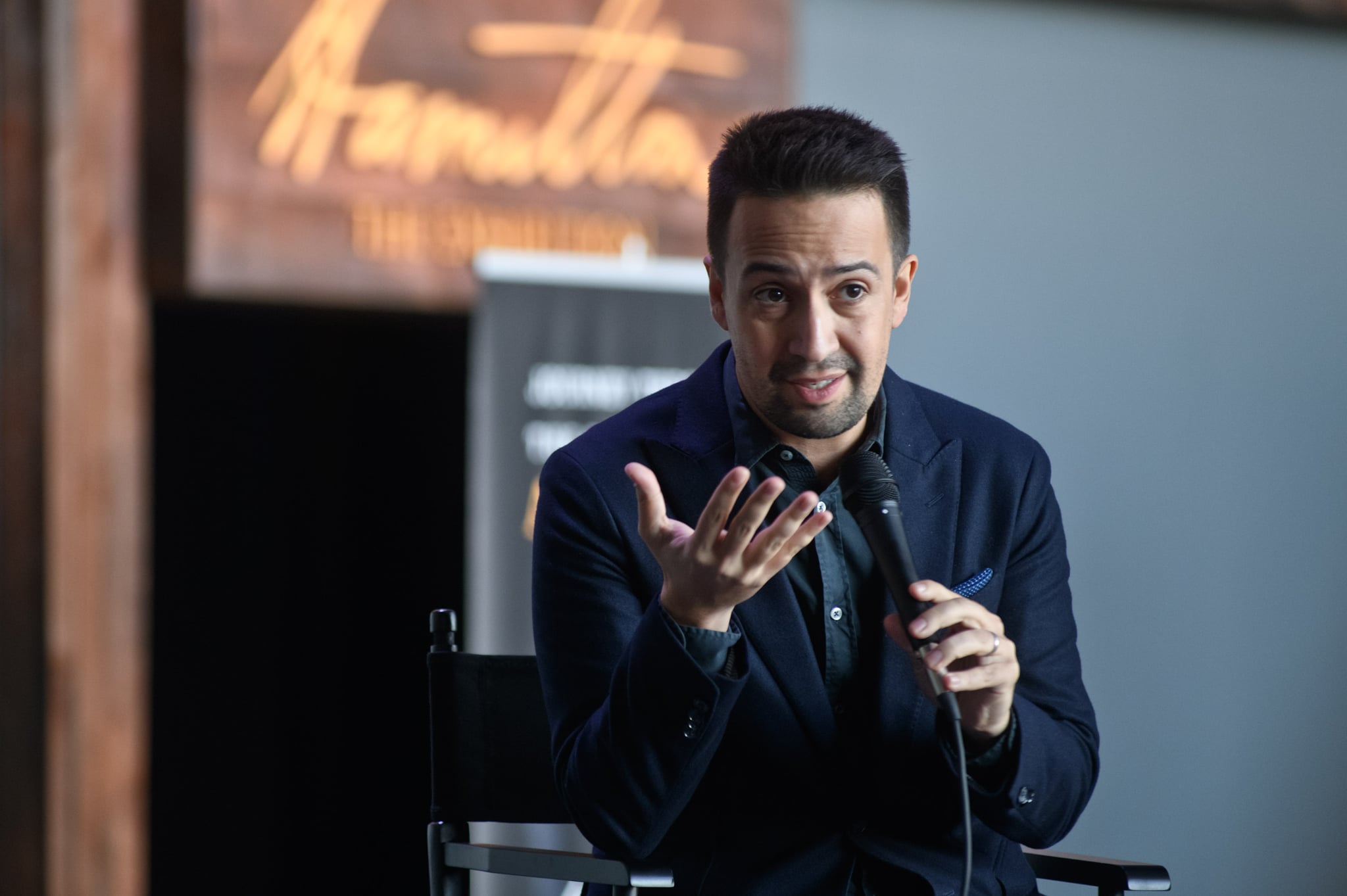 Lin Manuel Miranda as Lee Scoresby James McAvoy and Lin Manuel