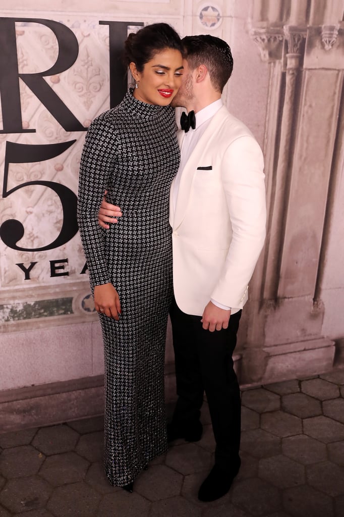 Priyanka Chopra and Nick Jonas at New York Fashion Week 2018