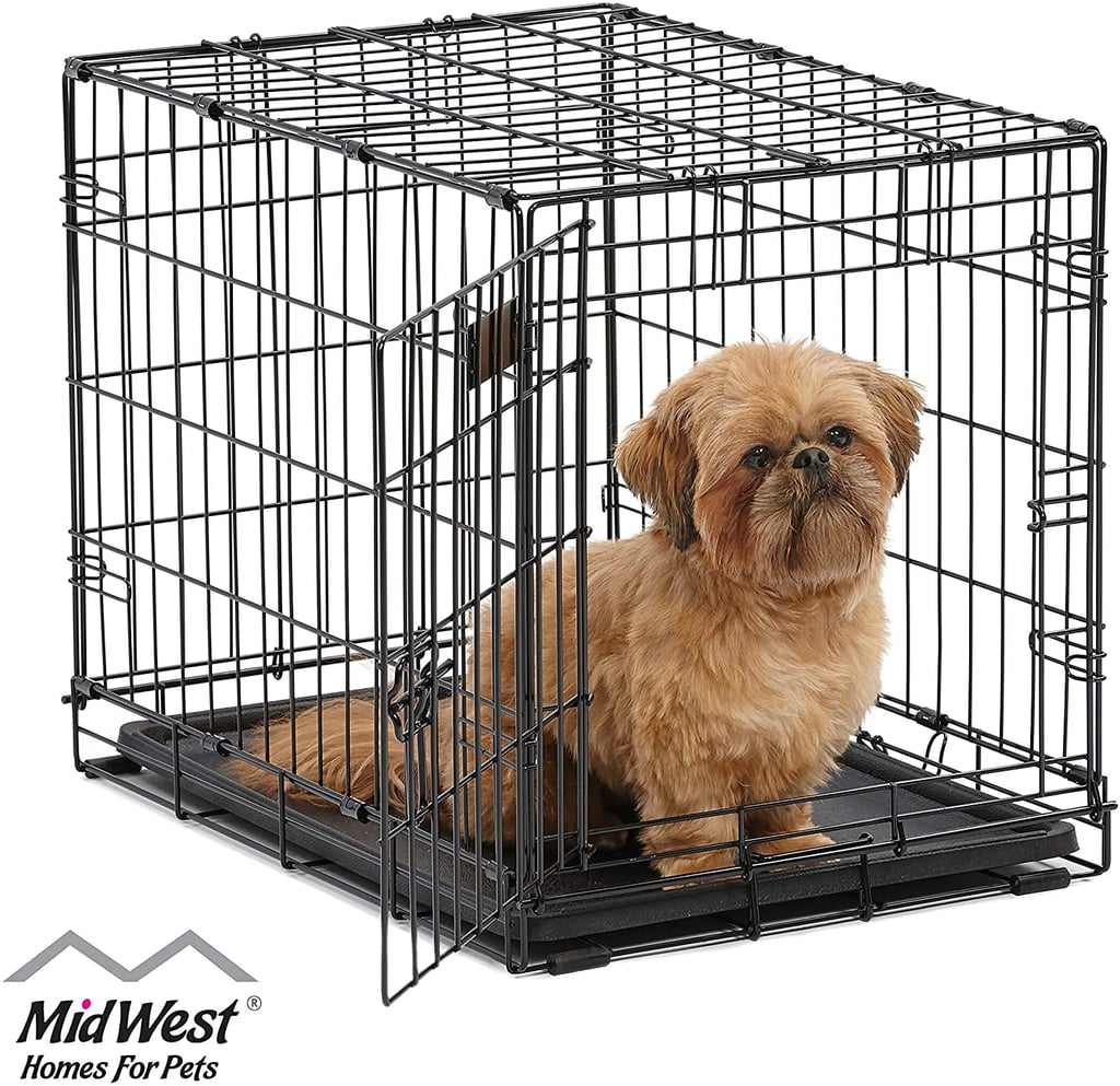 MidWest ICrate 24 Inch Folding Metal Dog Crate w/ Divider Panel