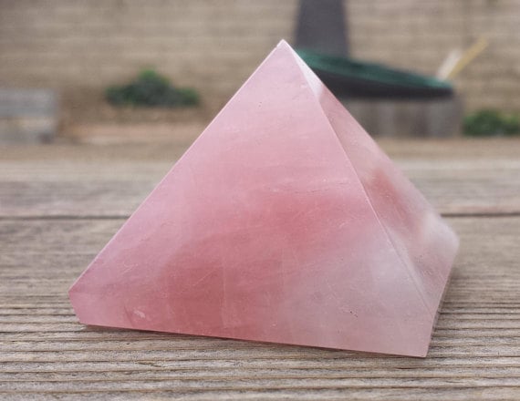 Rose Quartz Pyramid