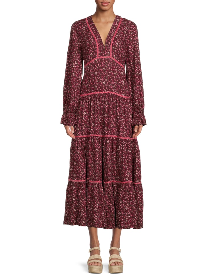 Long new arrivals peasant dress