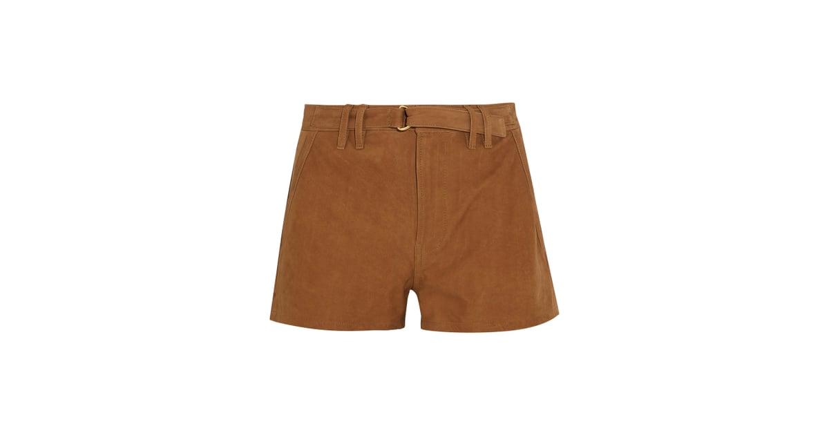 Frame Suede Shorts in Camel ($495) | Fall 2017 Runway Trends to Shop ...