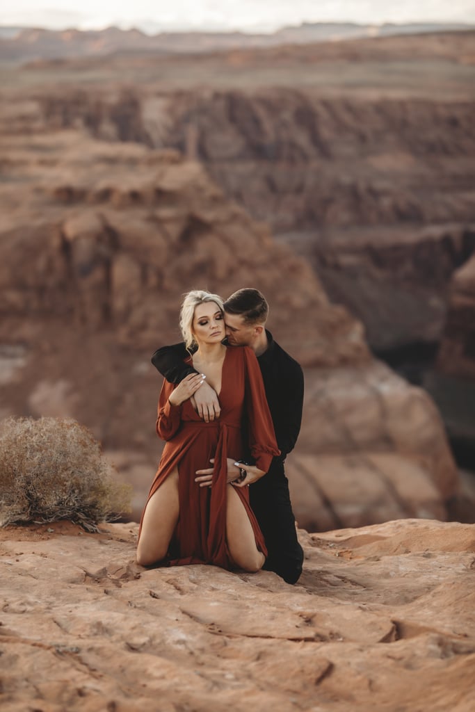 A Couple's Sexy Canyon Photo Shoot