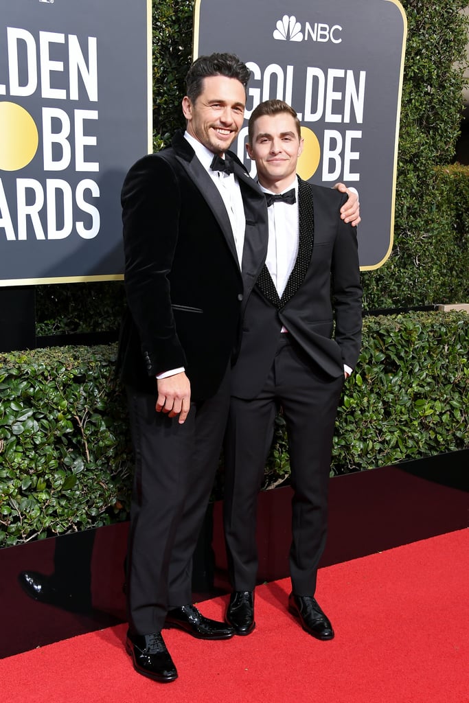 James Franco and Dave Franco at the 2018 Golden Globe ...