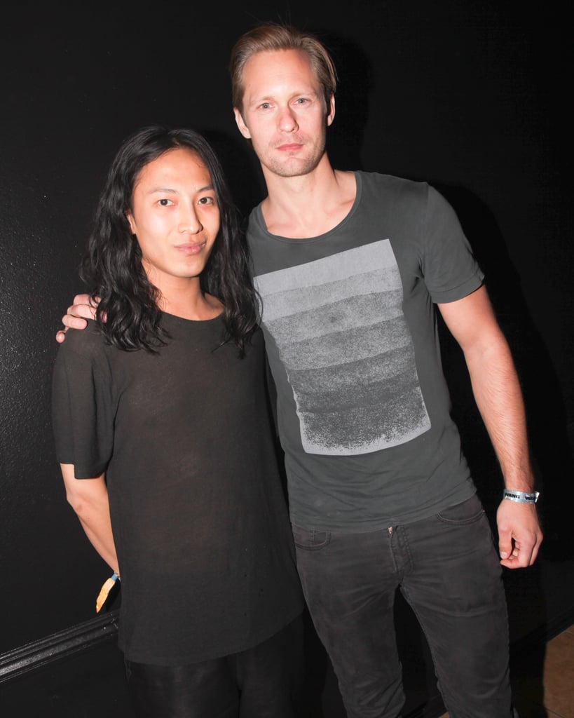 Alexander Skarsgard and Alexander Wang posed.