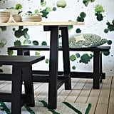 Sällskap Dining Table ($249) and Bench ($129)