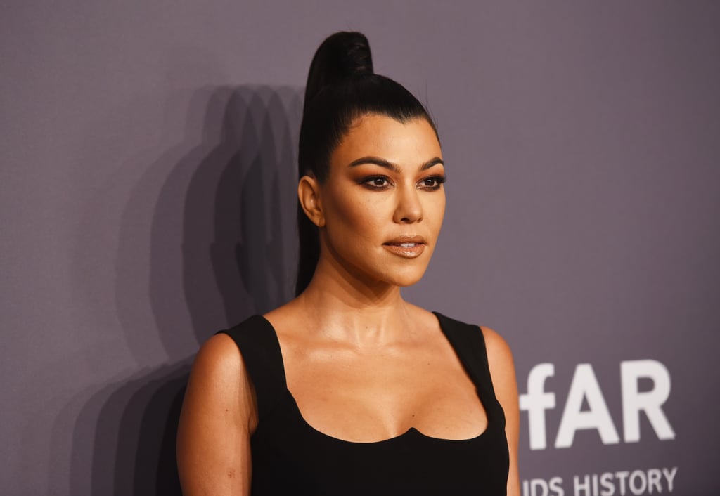 Kourtney Kardashian in a High Ponytail 2019