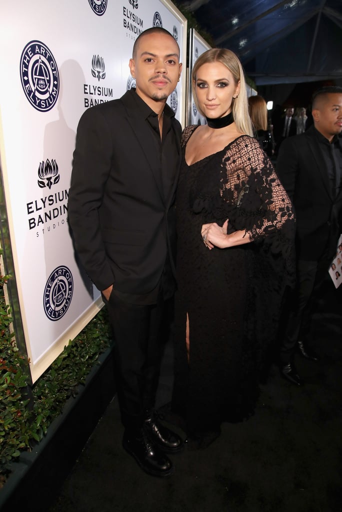 Ashlee Simpson and Evan Ross at Art of Elysium Gala 2017