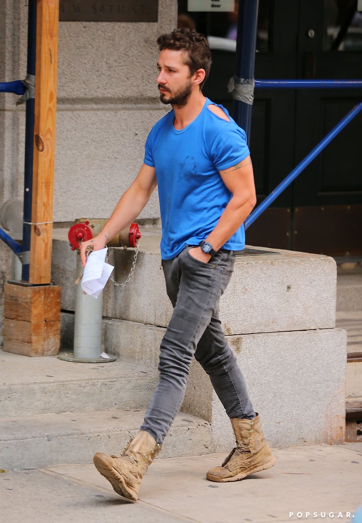 Shia LaBeouf After NYC Arrest 2014