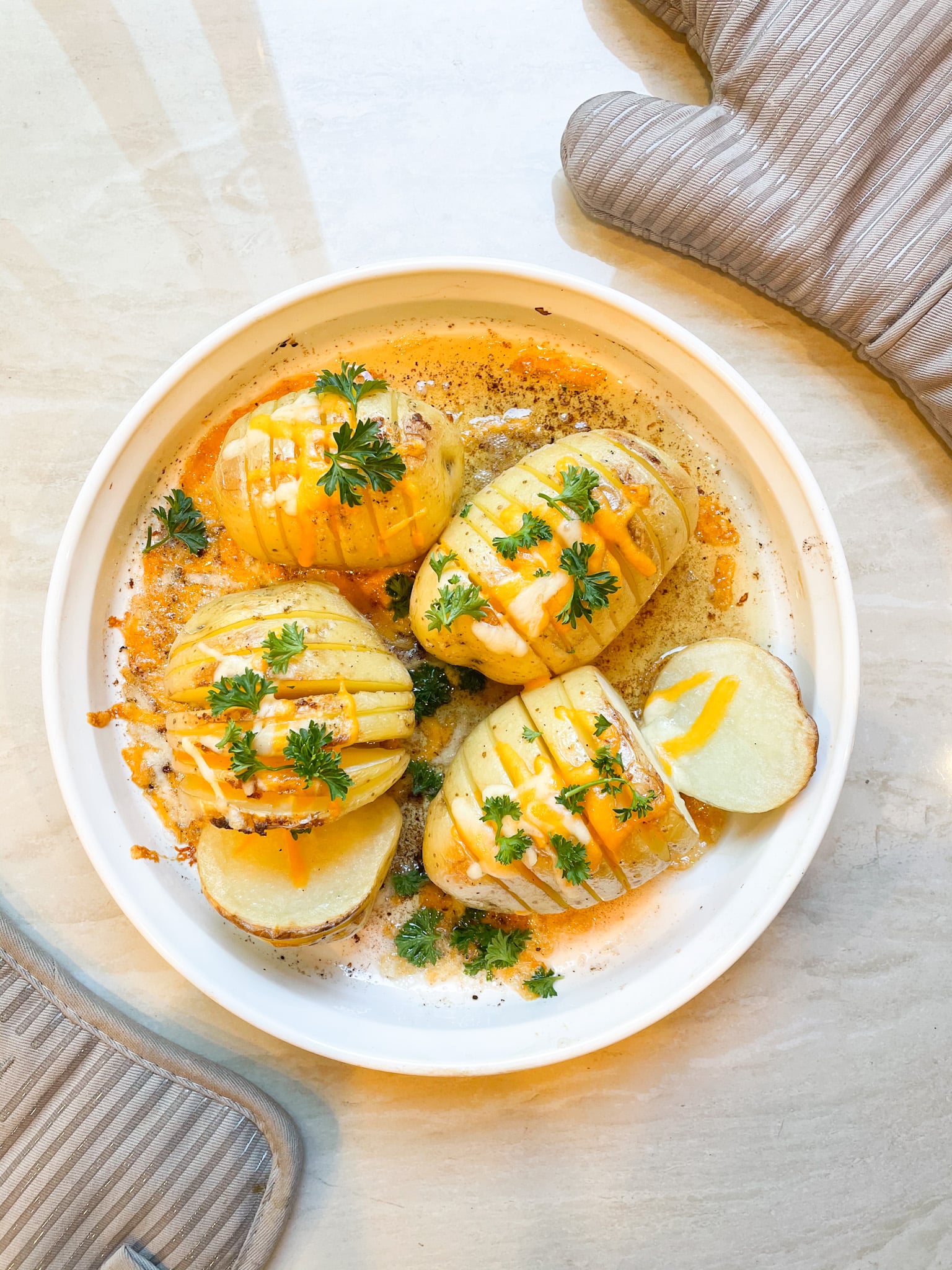 Hasselback Potatoes – A Couple Cooks