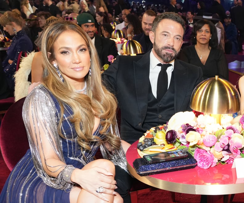 Jennifer Lopez and Ben Affleck at the 2023 Grammys