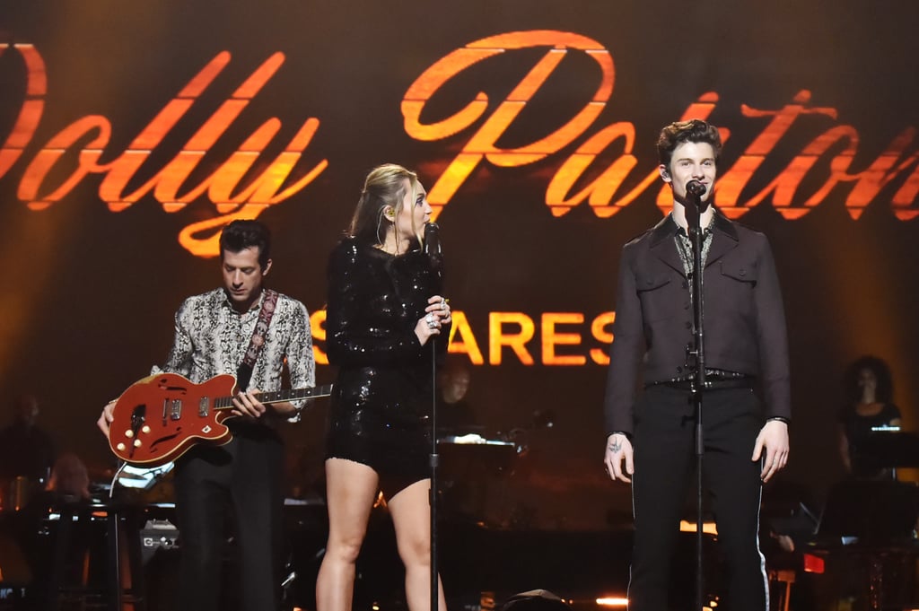 Miley Cyrus Shawn Mendes Honour Dolly Parton February 2019
