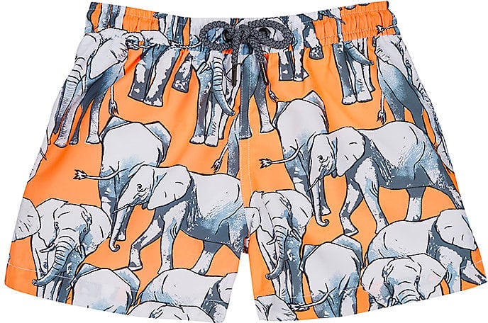 Sunuva Elephant-Print Swim Trunks