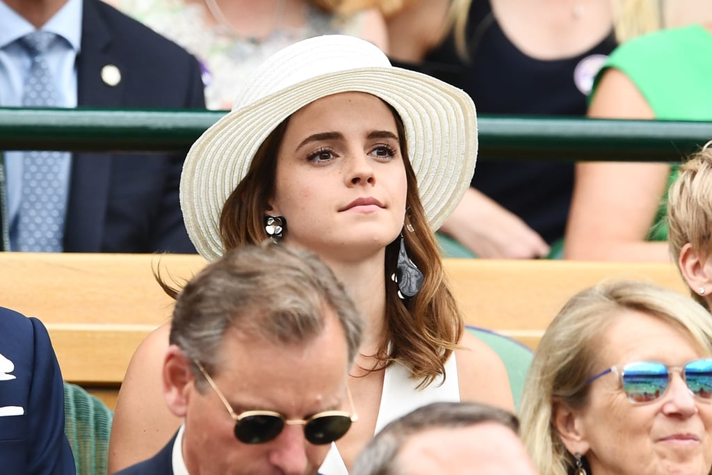 Emma Watson Ralph Lauren Wimbledon Outfit 2018