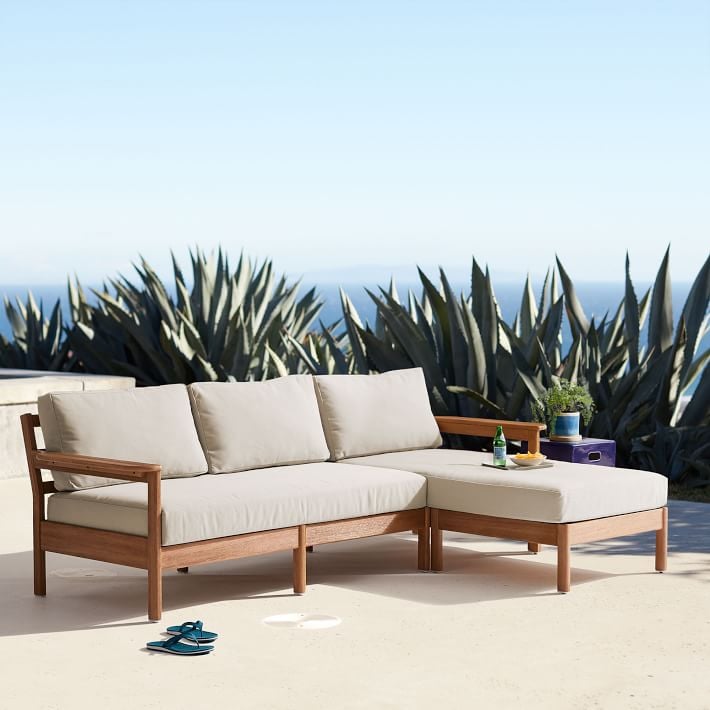 West Elm Playa Outdoor Reversible Sectional The Most Comfortable
