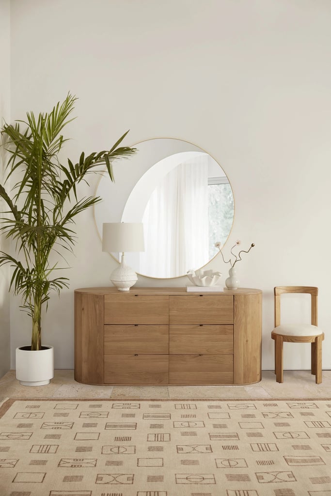 A Large Mirror: Lulu and Georgia Saba Round Mirror