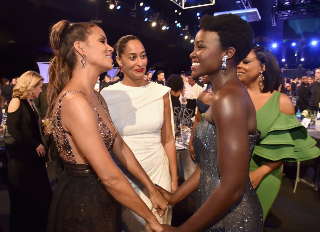 Pictured Halle Berry, Tracee Ellis Ross, Lupita Nyong'o, and Niecy