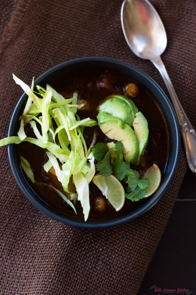 Vegan Red Pozole