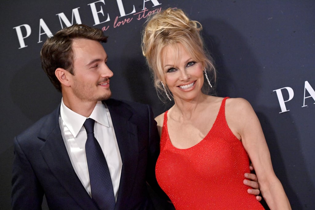 Pictured: Brandon Thomas Lee and Pamela Anderson.