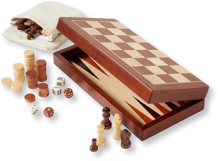 L.L. Bean Classic 3-in-1 Wooden Game Set ($49)