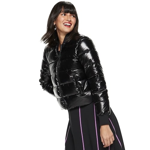 Nine West Petite Cropped Puffer Jacket