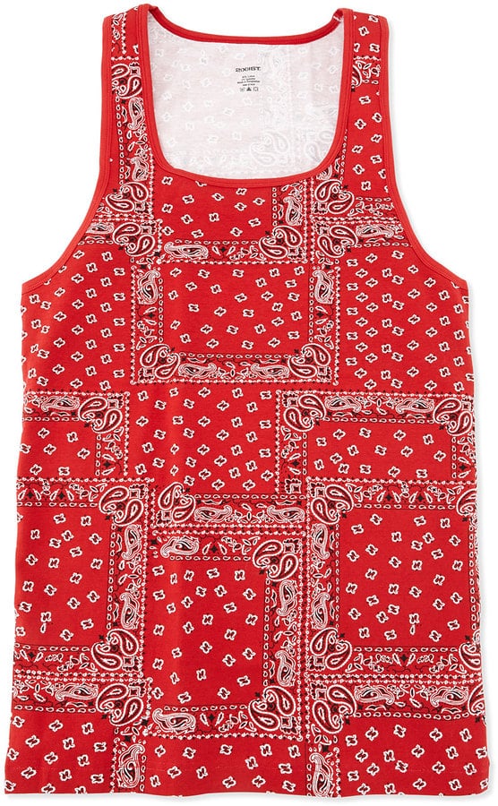 2xist BandanaPrint StretchKnit Tank Clothes to Borrow From the Boys