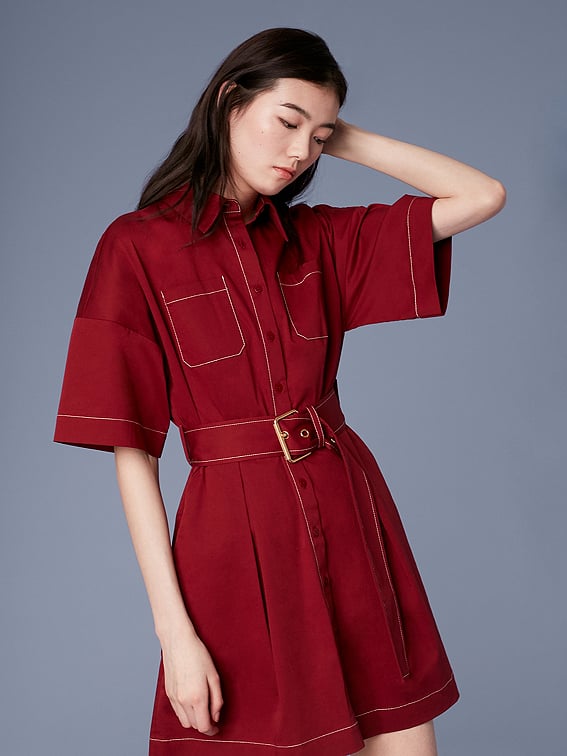 Shop It: DVF Belted Shirt Dress | Celebrity Summer Style 2018 | POPSUGAR Fashion Photo 23