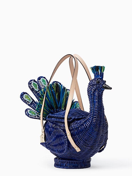 The Kate Spade New York bag of the season is the Full Plume Wicker | Animal  Bags Are All the Rage — or Are You Still Carrying a Square Tote? | POPSUGAR