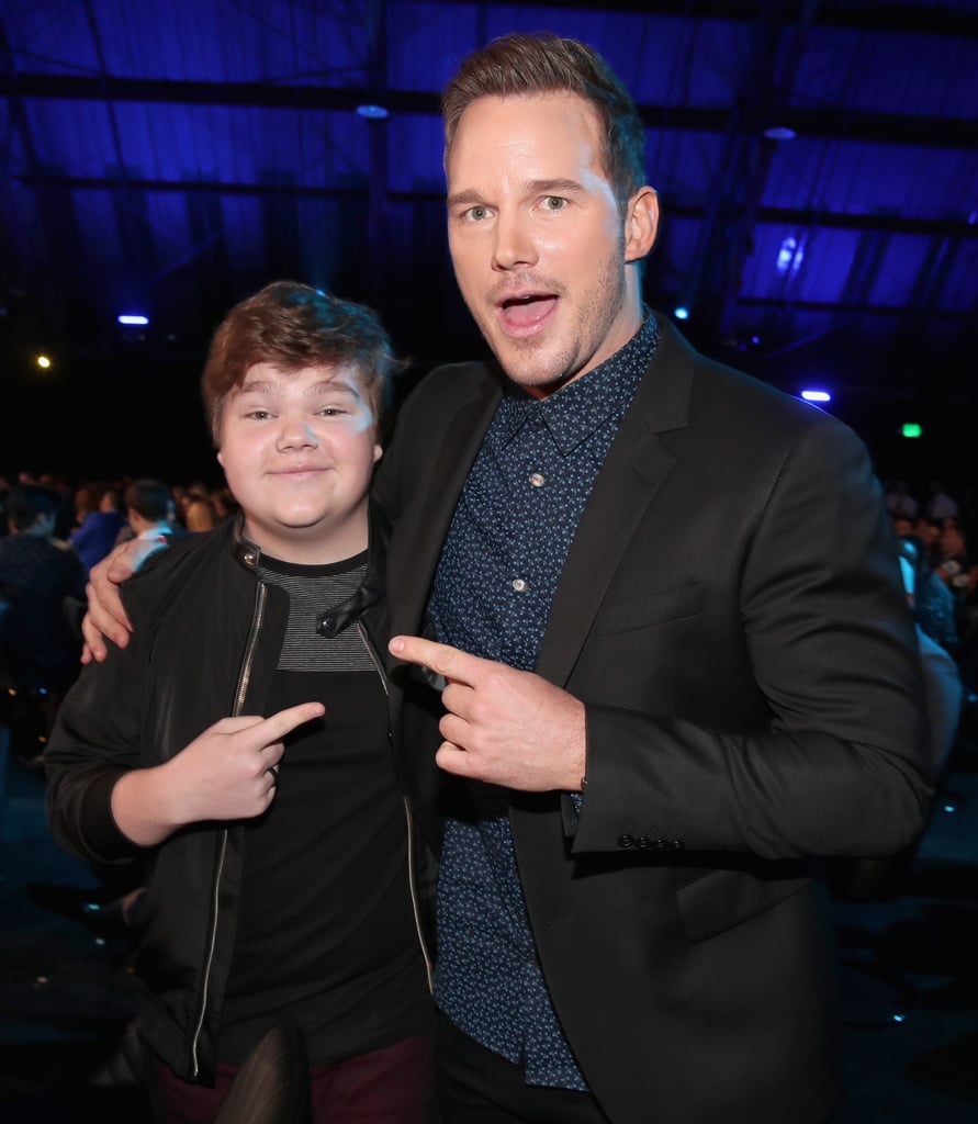 Chris Pratt at the MTV Movie and TV Awards 2018