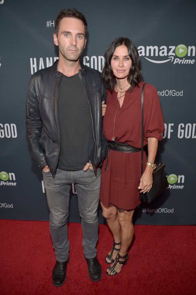 Courteney Cox and Johnny McDaid at the Hand of God Premiere