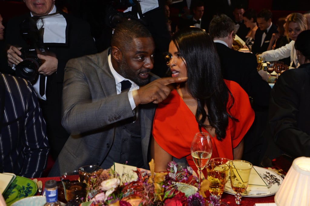 Idris Elba and Family at the Evening Standard Awards