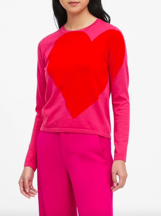 Big Heart Sweater 25 Banana Republic Sweaters to Keep You Cosy