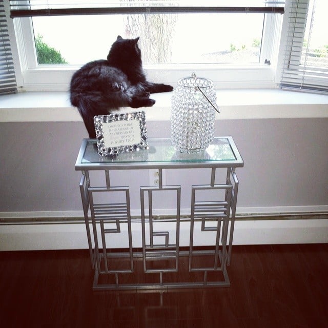 The find a geometric end table. HomeGoods Decor POPSUGAR Home Photo 29