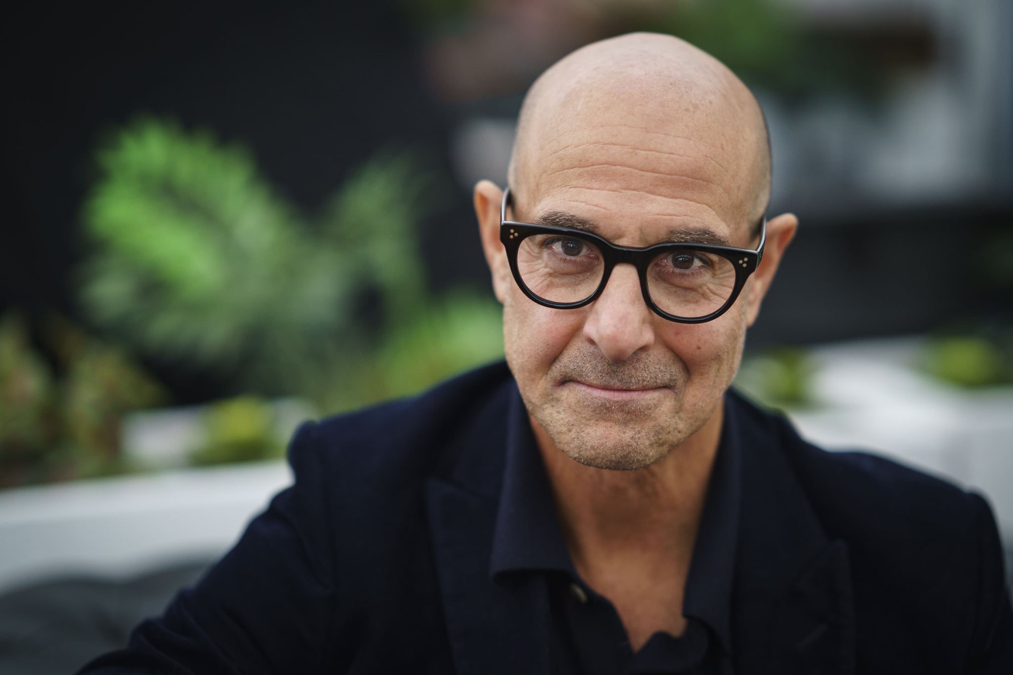CHELTENHAM, ENGLAND - OCTOBER 7: Stanley Tucci, actor, at the Cheltenham Literature Festival on October 7, 2022 in Cheltenham, England. (Photo by David Levenson/Getty Images)